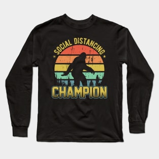 Social Distancing Champion Long Sleeve T-Shirt